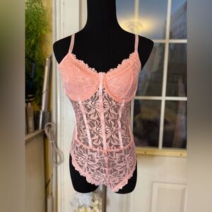 SHEIN Pink Lace Chemise